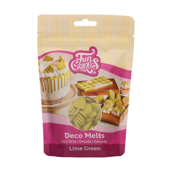 FunCakes Deko Melts limettengrün 250g