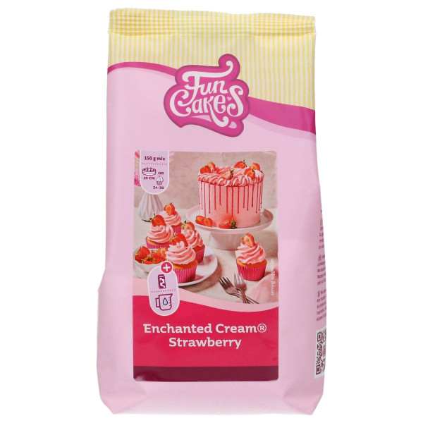 FunCakes Mix for Enchanted Cream -Erdbeer- 450g