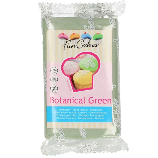 FunCakes Fondant Botanical Green 250 g